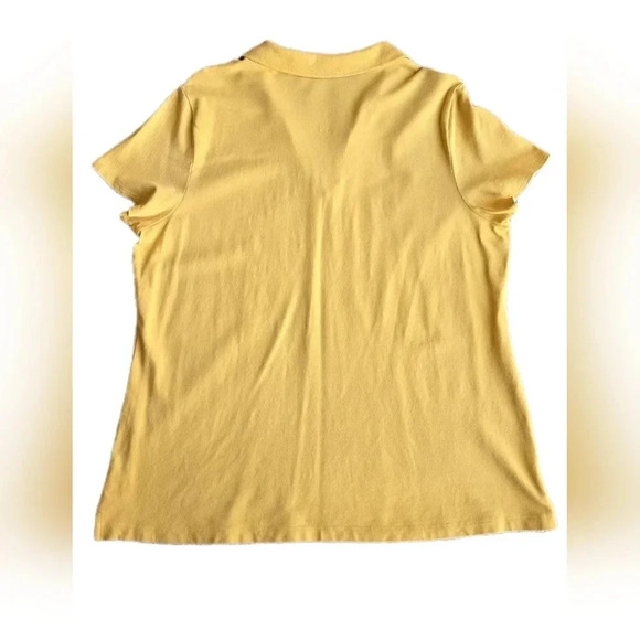 St. John's Bay, Size PXL, Yellow Polo Tee - Picture 2 of 5
